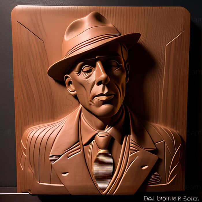 3D model Rick Blaine Casablanca Humphrey Bogart (STL)